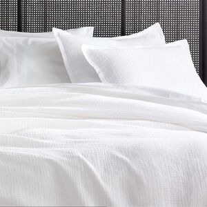 CB2 Organic Cotton Duvet Cover